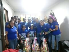 Our team celebrating Christimas