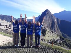 Arrival to Machu Picchu